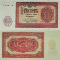 *50 Mariek Nemecká demokratická republika 1955, P20 UNC - Kliknutím na obrázok zatvorte -